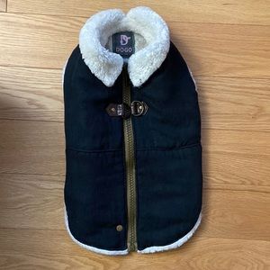 PROLOVED dog winter coat lined in warm fleece in size L